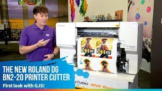 Roland DG BN2-20 printer/cutter - first look with the GJS team!