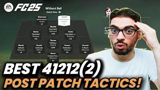 *POST PATCH* BEST META 41212(2) FORMATION AND CUSTOM TACTICS | FC 25 ULTIMATE TEAM