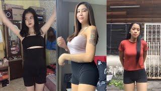 TIKTOK GOYANG CELANA STR1T KETAT TERBARU, BODY SEMOG !!!!!