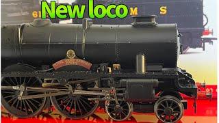 Hornby 00 gauge LMS Royal Scot class - review and history plus loft layout update.