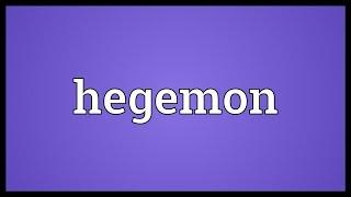 Hegemon Meaning