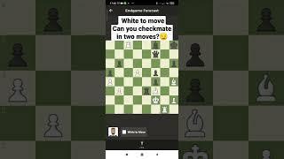 Can you finish blacks in two moves? #shorts #short #youtubeshorts #chess #chessgame