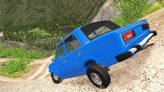НЕУДАЧНЫЙ СПУСК С ГОРЫ в BEAMNG DRIVE