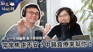 #podcast 【麻瓜仙修班EP03】壓力好大好焦慮啊～揭秘中醫師對抗情緒低潮的食療妙方！ft. 上一生物醫學 黃子彥研發長