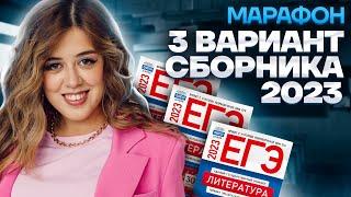 Разбор 3 варианта сборника Зинина | МАРАФОН ЕГЭ ПО ЛИТЕРАТУРЕ