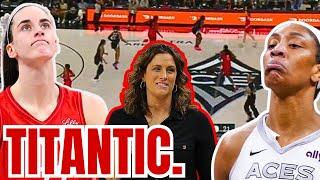 Fever SINK like TITANTIC in LOSS to Aces as Stephanie White LOCKS DOWN Caitlin Clark in 4th QRT!