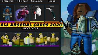 ALL ROBLOX ARSENAL CODES 2020! 10+ CODES!