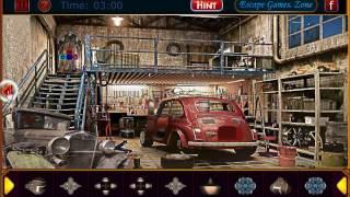 Desolate Car Shed Escape Walkthrough