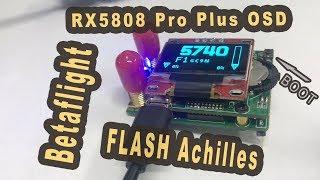 RealAcc RX5808 Pro Plus OSD flashing Achilles firmware mit Betaflight