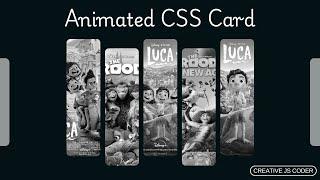 Expandable Animated Flex Cards in HTML and CSS only | With Free Source Code