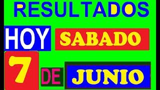 Resultado CHANCES LOTERIAS  De Hoy sábado 7 de junio de 2025 #loteria #chances