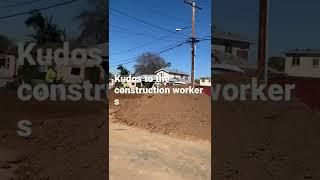 Drainage repairs in front of my house.