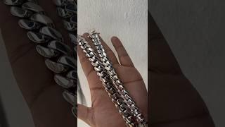 Rhodium dipped Silver VS High polish Silver  Whats bettet?COMMENT BELOW  #gusvillajewelry