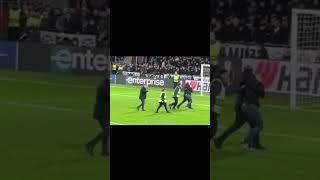 Sevilla goalkeeper vs fan fight | Fan attacks Dmitrovic But Gets Pinned Down