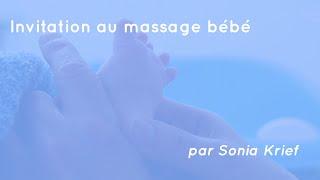 Invitation au massage bébé par Sonia Rochel