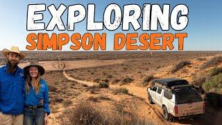 Exploring Abandoned Oil Well Tracks in the Simpson Desert