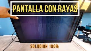 ¡REPARACIÓN DE PANTALLA CON RAYAS! Esta SOLUCIÓN muy pocos técnico lo saben.