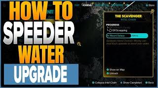 How To Upgrade Speeder To Go Over Deep Water In Star Wars Outlaws