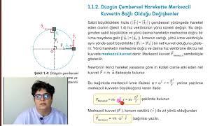 1-4.Ders | Çembersel Hareket | Merkezcil İvme ve Merkezcil Kuvvet