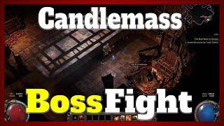 Path of Exiles 2 Totem Warrior vs Candlemas (Not Guide but Fight Video) On Hardcore