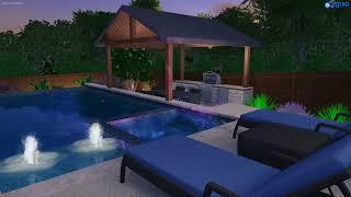 Silverman Pool II - Designed by Mike Livingston - Cody Pools
