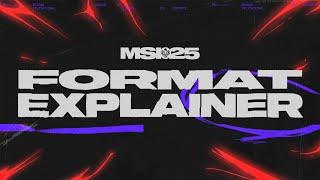 Format Explainer | 2025 MSI