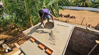 Reinforcement Concrete_Lintel Level Low Roof Bathroom Reinforced Concrete with Cement|Roof Concrete