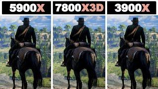 RTX 4080 | Ryzen 9 3900X vs Ryzen 7 7800X3D vs Ryzen 9 5900X |