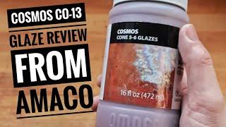 Glaze review Cosmos co- 13 Mars Crystal glaze from AMACO