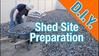 Shed Site Preparation and Concrete Forms: How To Build A Shed ep 1