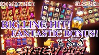 SOMETIMES ALL YOU NEED IS JUST 3 GAMES TO WIN BIG! MYSTERY PICK ON DANCING DRUMS SLOT MACHINE 