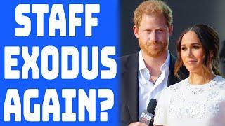 STAFF EXODUS AGAIN? MEGHAN HARRY LATEST #meghan #meghanmarkle #princeharrry