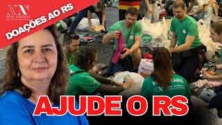 AJUDE O RS! Voluntariado Nova Acrópole - Desabrigados no Sul. Cada doação faz a diferença.