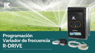 Programación variador de frecuencia R-DRIVE