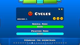 Geometry Dash | Cycles | 100% Complete! | Daniel’s doodles