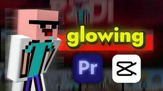 How to make glowing animated text like PSD1 #minecraft #glowingtext #animatedtext #loyalsmps3