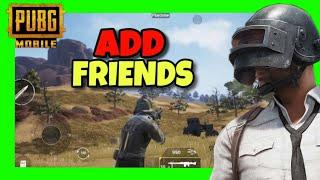 How To ADD FRIENDS In PUBG Mobile  2024 FULL GUIDE