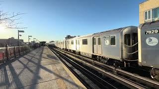 NYCT Subway: Flushing Line Early PM Rush Hour at Woodside-61st Street & 82nd Street-Jackson Heights