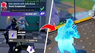 Gain shields with Jelly Beans - Fortnitemares Quests Fortnite