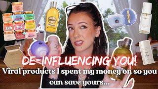 De-Influencing You...Viral products I was influenced to buy that I regret 