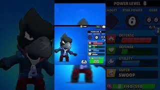 Ranking Crow from 1-9 #brawlstars #shorts #supercell #brawl_stars #brawl