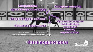 Конкур Прыжковая посадка. Онлайн школа Эклектика