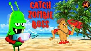 CATCH ZOMBIE BOSS on the BEACH | ZOMBIE CATCHERS