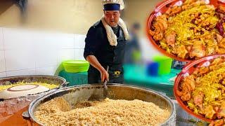 500KG PILAF PER DAY | “Samarkand” choyxona which is famous for its meals, mainly plov and service