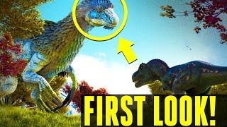 EXCLUSIVE - THERIZINO FIRST LOOK! Ark: Survival Evolved (Therizinosaurus Dino Spotlight) Update 253