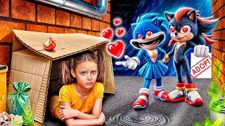 Adoptował Mnie SHADOW SONIC! Jak Zostać Jeżem Sonikiem!?