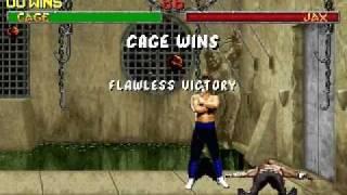 Mortal Kombat II - PC - Johnny Cage vs Jax