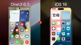 iOS 18 vs OneUI 6.1 - APPS ANIMATIONS !