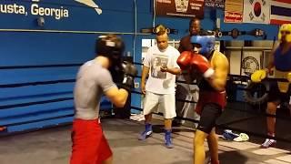 Augusta - Boxing sparring at Greubel's Mixed Martial Arts Augusta, GA