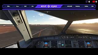 ️ Microsoft Flight Simulator - ️ Charlotte to Jacksonville in the Fenix A320